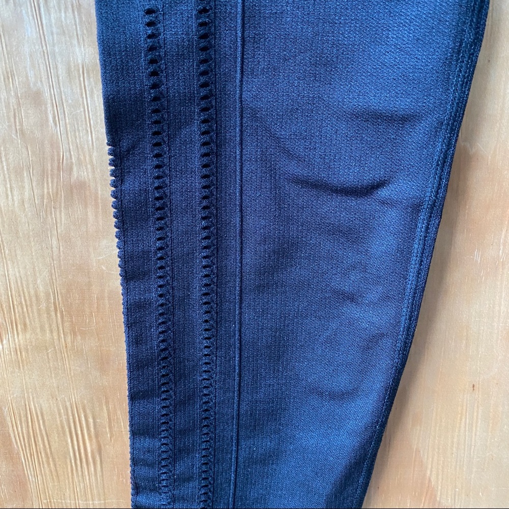 Fabletics Seamless Solid Capri Black Leggings - image 4